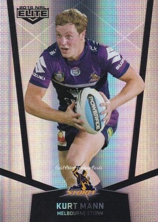 2015 NRL Elite Silver Parallels - P059 Kurt Mann Melbourne Storm