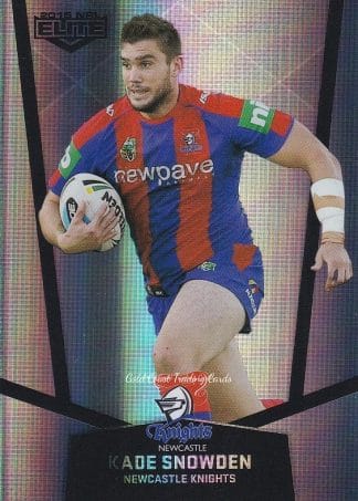 2015 NRL Elite Silver Parallels - P071 Kade Snowden Newcastle Knights