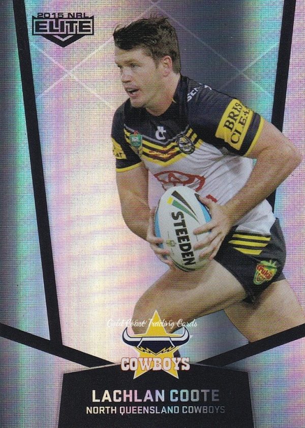 2015 NRL Elite Silver Parallels - P074 Lachlan Coote North Qld Cowboys