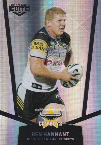 2015 NRL Elite Silver Parallels - P076 Ben Hannant North Qld Cowboys