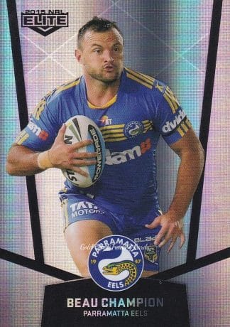 2015 NRL Elite Silver Parallels - P082 Beau Champion Parramatta Eels