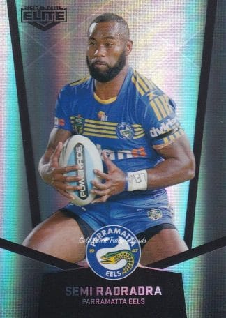 2015 NRL Elite Silver Parallels - P087 Semi Radradra Parramatta Eels