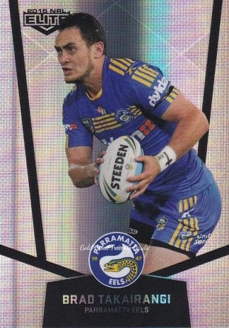 2015 NRL Elite Silver Parallels - P089 Brad Takairangi Parramatta Eels