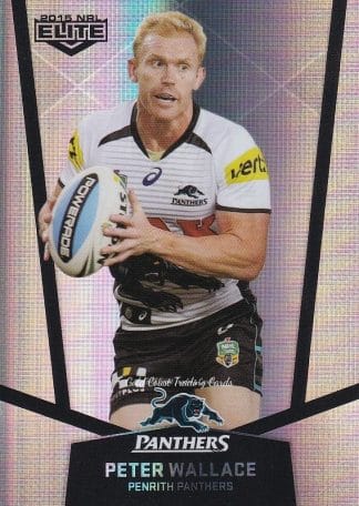 2015 NRL Elite Silver Parallels - P098 Peter Wallace Penrith Panthers