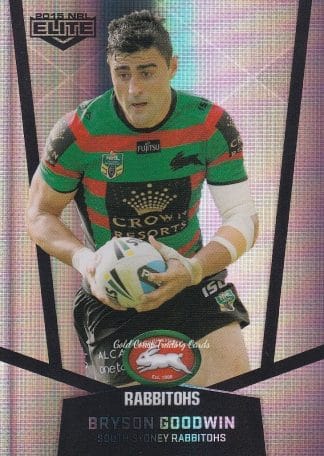 2015 NRL Elite Silver Parallels - P100 Bryson Goodwin South Sydney Rabbitohs