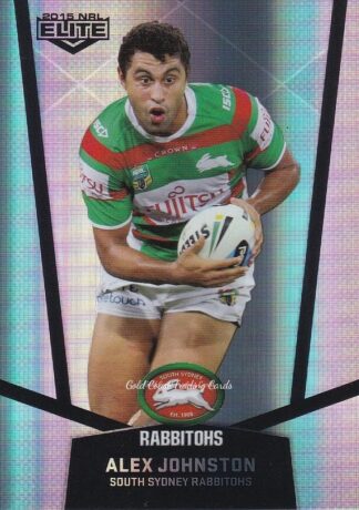 2015 NRL Elite Silver Parallels - P103 Alex Johnston South Sydney Rabbitohs