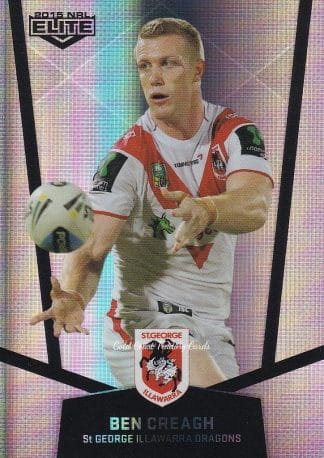 2015 NRL Elite Silver Parallels - P109 Ben Creagh St George Dragons