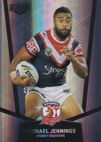 2015 NRL Elite Silver Parallels - P121 Michael Jennings Sydney Roosters