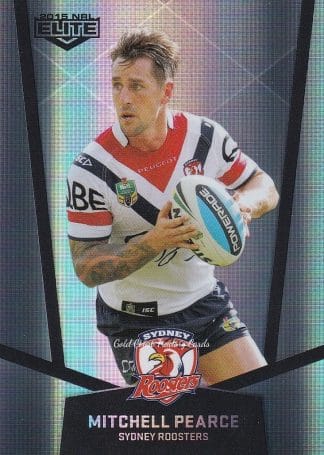 2015 NRL Elite Silver Parallels - P124 Mitchell Pearce Sydney Roosters