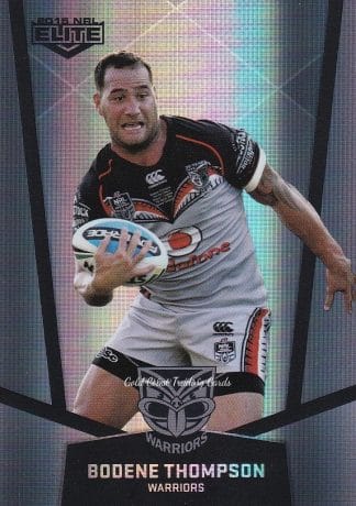 2015 NRL Elite Silver Parallels - P132 Bodene Thompson Warriors