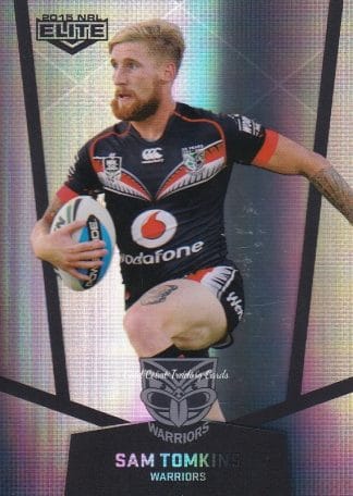 2015 NRL Elite Silver Parallels - P133 Sam Tomkins Warriors