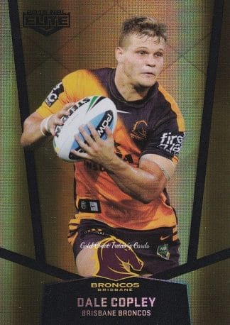2015 NRL Elite Gold Parallels - PS002 Dale Copley Brisbane Broncos