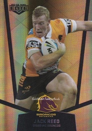 2015 NRL Elite Gold Parallels - PS008 Jack Reed Brisbane Broncos