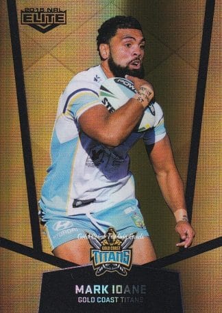 2015 NRL Elite Gold Parallels - PS039 Mark Ioane Gold Coast Titans