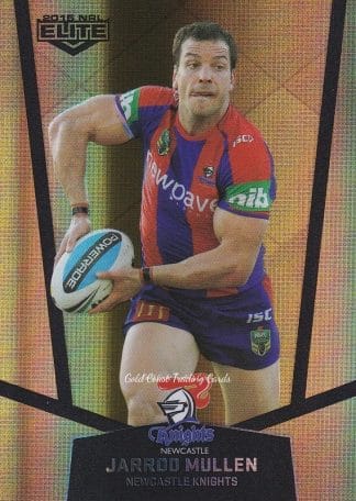 2015 NRL Elite Gold Parallels - PS067 Jarrod Mullen Newcastle Knights