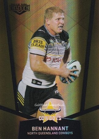 2015 NRL Elite Gold Parallels - PS076 Ben Hannant North Qld Cowboys