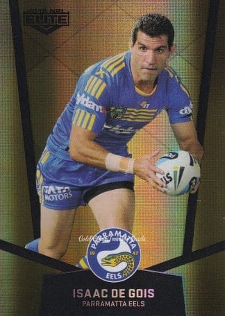 2015 NRL Elite Gold Parallels - PS083 Isaac De Gois Parramatta Eels
