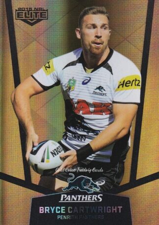 2015 NRL Elite Gold Parallels - PS092 Bryce Cartwright Penrith Panthers