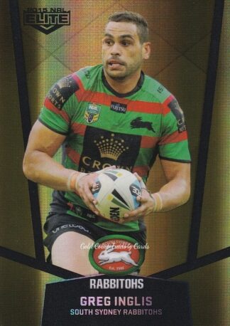 2015 NRL Elite Gold Parallels - PS102 Greg Inglis South Sydney Rabbitohs