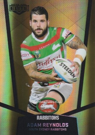 2015 NRL Elite Gold Parallels - PS106 Adam Reynolds South Sydney Rabbitohs