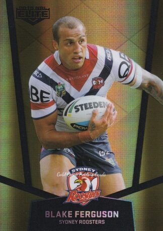 2015 NRL Elite Gold Parallels - PS119 Blake Ferguson Sydney Roosters