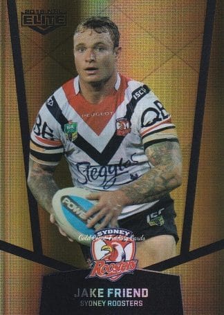 2015 NRL Elite Gold Parallels - PS120 Jake Friend Sydney Roosters