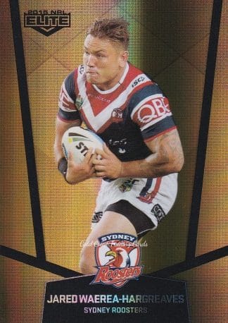 2015 NRL Elite Gold Parallels - PS126 Jared Waerea-Hargreaves Sydney Roosters