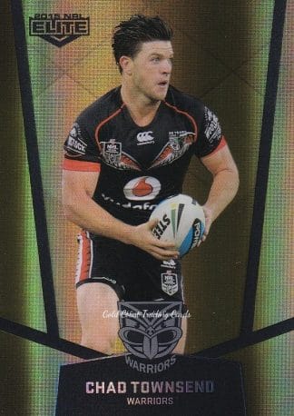 2015 NRL Elite Gold Parallels - PS134 Chad Townsend Warriors