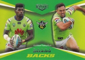 2015 NRL Elite Quads - EQ03 Lee & Rapana Canberra Raiders