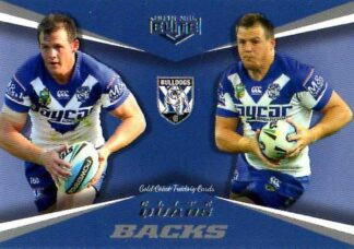 2015 NRL Elite Quads - EQ05 Brett & Josh Morris Canterbury Bulldogs