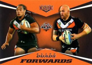 2015 NRL Elite Quads - EQ32 Taupau & Galloway Wests Tigers