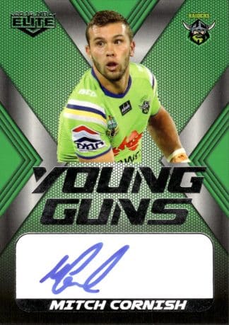 2015 NRL Elite Young Guns Signature - YGS02 Mitch Cornish Canberra Raiders
