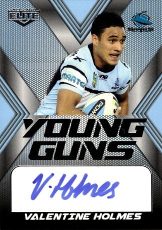 2015 NRL Elite Young Guns Signature - YGS04 Valentine Holmes Cronulla Sharks