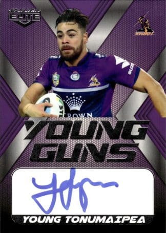 2015 NRL Elite Young Guns Signature - YGS07 Young Tonumaipea Melbourne Storm