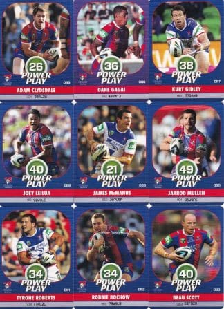2015 NRL Power Play Base Team Set - Newcastle Knights