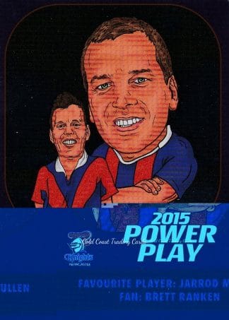 2015 NRL Power Play Fan Card - FC08 Jarrod Mullen Newcastle Knights