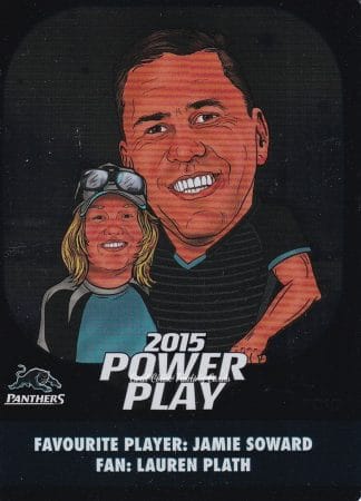 2015 NRL Power Play Fan Card - FC10 Jamie Soward Penrith Panthers