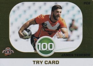 2015 NRL Power Play Power Card - PC08 James Tedesco Wests Tigers