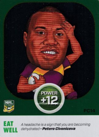 2015 NRL Power Play Power Card - PC14 Petero Civoniceva