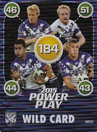 2015 NRL Power Play Wild Card - WC02 Canterbury Bulldogs