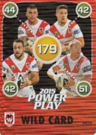 2015 NRL Power Play Wild Card - WC13 St George Dragons