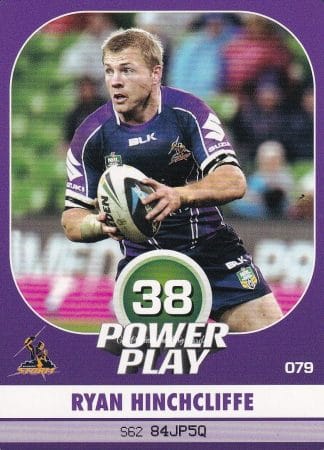 2015 NRL Power Play Common Card - Base 079 Ryan Hinchcliffe Melbourne Storm