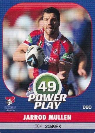 2015 NRL Power Play Common Card - Base 090 Jarrod Mullen Newcastle Knights