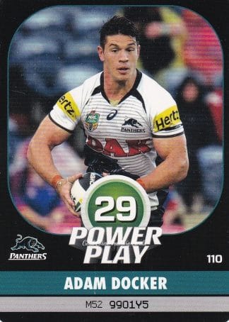 2015 NRL Power Play Common Card - Base 110 Adam Docker Penrith Panthers