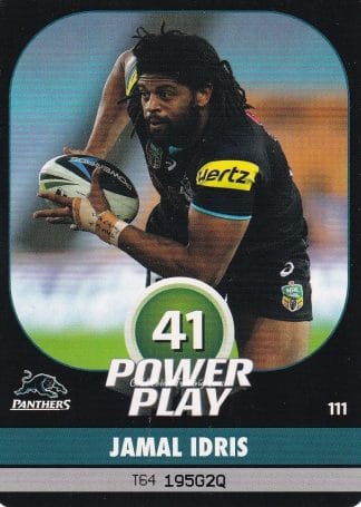 2015 NRL Power Play Common Card - Base 111 Jamal Idris Penrith Panthers