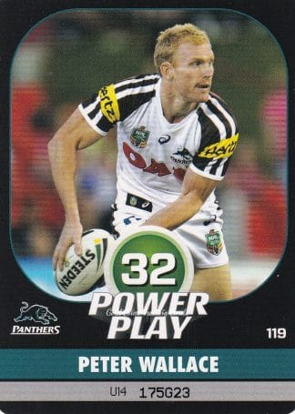 2015 NRL Power Play Common Card - Base 119 Peter Wallace Penrith Panthers
