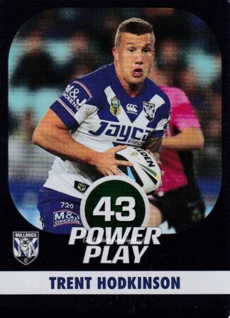 2015 NRL Power Play Parallel - P014 Trent Hodkinson Canterbury Bulldogs