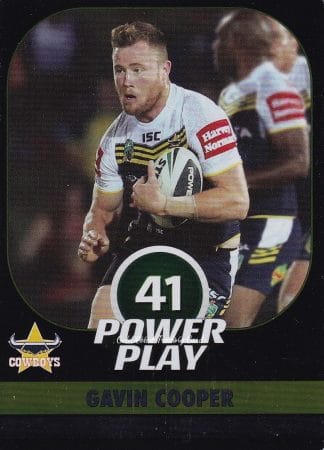 2015 NRL Power Play Parallel - P034 Gavin Cooper North Qld Cowboys