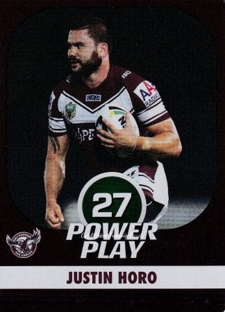 2015 NRL Power Play Parallel - P061 Justin Horo Manly Sea Eagles