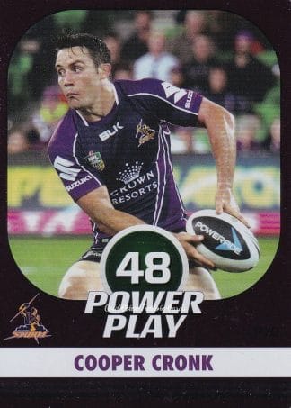2015 NRL Power Play Parallel - P070 Cooper Cronk Melbourne Storm